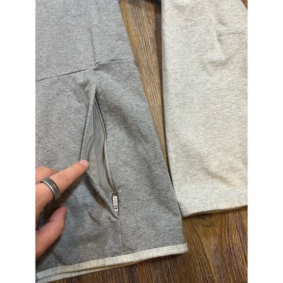 Lululemon Hoodie Mens XL Gray Full Zip Pullover Sweater Long Sleeve Outdoors - Picture 5 of 12